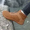 Sapatos de caminhada ao ar livre forrados de lã engrossados Novos sapatos de neve para escalada em rocha para homens e mulheres antiderrapantes resistentes ao desgaste quentes de cinco dedos