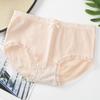 Japonês Dongdaemun Puro Algodão Xadrez Roupa Interior para Meninas e Estudantes Grafeno Algodão Cor Tenda Algodão Alta Elasticidade Bow Briefs