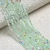 [Atacado] Contas Pontiagudas de Cristal de Vidro Colorido Contas Soltas Pulseira DIY Feita à Mão Acessórios de Joias para Miçangas Materiais