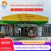 Tenda de feira noturna atividade toldo logística armazém toldo elétrico deslizante toldo elétrico retrátil pendurado