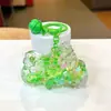Nueva Botella de Arena de Flujo de Aceite de Motocicleta de Acrílico Colgante de Juguete de Motocicleta Luminoso Accesorios de Decoración de Escritorio Venta al por Mayor