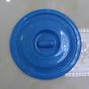 Tapa de cubo de plástico engrosado resistente a caídas venta individual cubo de desinfección cubo de basura tapa roja azul verde entrega de una pieza