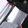 Empaque de Caja de Papel de Aluminio para Uso Doméstico, Papel de Aluminio de Grado Alimenticio para Hornear, Asar a la Parrilla y Freidoras de Aire, Papel de Aceite y Papel de Aluminio Comercial Engrosado