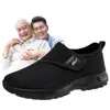 Zapatos para Hombre sin Cordones para Personas Mayores, Nuevo Modelo Verano 2026 Zapatos de Papá, Zapatos Casuales Ligeros Transpirables de Tela Vieja de Pekín