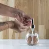 Porta Sabonete Vidro Líquido Redondo Sortido 350ml - Lyor