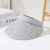 Sombrilla de Conejo con Lentejuelas Sombrero de Conejo de Verano para Niños Viajes al Aire Libre Sombrero de Conejo Protector Solar para Mostrar la Cara Pequeño Sombrero de Sol Versátil