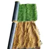 Techo Sintético de Paja para Paisajismo de Lugares Escénicos Techo Impermeable Cifrado para Techos de Villas Techo de Paja para Casas de Campo Decoración Exterior PE Ignífugo