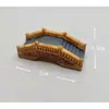 Adornos, Decoraciones, Casas en Miniatura, Puentes Pequeños de Madera y Resina, Jardines de Micro-Paisaje, Escalones Pequeños, Timones de Suculentas, Pozos Antiguos