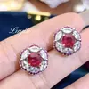 Venta Caliente Nuevo Estilo Colgante de Collar Papalacha Corte Flor de Hielo Femenino Corte Redean Flor Completa de Diamante Diamante de Alto Carbono Rosa