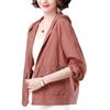 Ropa de protección solar de moda para talla grande madre abrigo de verano cárdigan de moda ropa de protección solar para exteriores abrigo corto una generación de pelo