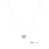 Collar de Cadena para Clavícula Hu Manli Mismo Estilo Lágrimas de Sirena Diamante Brillante Hilo de Pescado, Acero de Titanio, No se Desvanece, Joyería al por Mayor