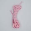 Cuerda Redonda de Seda de Baja Elasticidad de 5 mm Tejida a Mano para Bolsos de Teléfono, Lanyards, Cordones de Zapatos de Senderismo, Paracord de Punto Degradado Encriptado