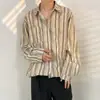 Camisa floral de manga comprida para homens e mulheres, adequada para primavera, outono e verão, estilo coreano, moderna, descolada, nicho, estilo Hong Kong, jaqueta camisa vintage