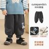 Pantalones de Felpa Kaka Panda para Niños Ropa de Invierno Infantil Pantalones Largos Cálidos de Invierno para Niñas Pantalones Deportivos para Bebés y Niños Pequeños Modernos