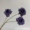 Vendas Diretas Transfronteiriças Flor Artificial Rosa Mocha Flor Artificial para Amantes de Cappuccino Conjunto de Flores Artificiais para Casamento Material de Flor para Decoração