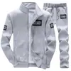 Nuevo Traje de Deporte al Aire Libre y Ocio para Hombre de Primavera y Otoño Traje de Entrenamiento para Correr de Comercio Exterior Transfronterizo para Hombre Ropa de Dos Hombres