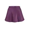 Falda Midi de Satén con Lunares, Caída de Acetato Francés para Mujer, Verano, Adelgazante, Antienvejecimiento, Elegante, Anti-Exposición, Línea A