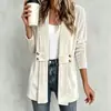 2026 Novo Cardigã Feminino Transpassado Decorativo de Veludo Dourado para TikTok, Top Casual Versátil de Comprimento Médio