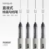 Caneta Seringa de Fruta Azul Caneta Delineadora Preta Tipo Líquido Direto Especial para Desenho de Linha Pintura Alunos do Ensino Fundamental Diário Infantil Caneta de Desenho