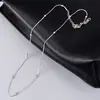 Cadena de Serpiente Simple de Acero de Titanio de 9 mm para Mujer Cadena de Serpiente con Cuentas de Transferencia Ins Cadena de Clavícula de Frijol Dorado Retro Joyería de Alta Calidad