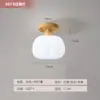 Luz Simples Nórdica para Corredor Hall Entrada Teto LED Proteção Ocular Criativo Luminária de Teto Estilo Luxo Leve Cor Creme