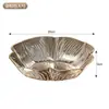 Plato de Fruta Comercial con Acabado de Alta Gama, Plato de Plástico de Lujo Ligero para Mesa de Café de Sala de Estar, Plato para Snacks, Bandeja de Fruta de Grado Alimenticio