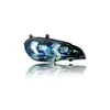 Adequado para Montagem de Farol Bmw X5 07-13 E70 Modificado Novo X5Luz Diurna LED Direção Lente Dupla