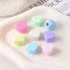 Acrílico Macarrón Estrella de Cinco Puntas Grande Corazón Flor Agujero Grande para Abalorios diy Llavero Cordones Accesorios Mayoreo