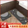 Tapetes de Chão Nórdicos para Banheiro, Forte Absorção de Água, Tapetes para Quarto de Casa, Tapetes de Chão Antiderrapantes Resistentes a Manchas para Banheiro, Tapetes de Porta para Sala de Estar Cozinha
