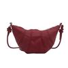 Bolso de Moda Tipo Dumpling para Mujer 2026 Verano Nuevo Estilo Simple Versátil Bolso de Hombro Texturizado Cruzado de Moda para Mujer