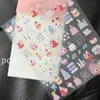 Pegatinas para Uñas Estilo Pastel de Oso de Cumpleaños Lindo 2026 en Stock Impermeables en Relieve Pegatinas 3D para Uñas Decoraciones