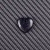 Item popular transfronteiriço: Acessórios de Pulseira de Pedra Bruta Coração de Cristal em Forma de Rosto de 2cm, Pingente de Colar DIY de Pedra Natural Gema