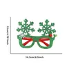 Gafas Decorativas Navideñas Monturas Accesorios para Fiestas Infantiles Gafas con Cuernos de Reno de Papá Noel Decoración Navideña Regalos
