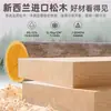 Estantería de madera maciza, estante de almacenamiento trapezoidal de pie, estante de almacenamiento integrado montado en la pared, estantería simple de exhibición para sala de estar del hogar