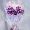 Mini ramo de gypsophila exquisito, hecho a mano, flores secas para coche, rosa eterna, regalo de bricolaje, decoración de regalo de mano