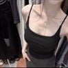Camisola fina de nuevo estilo para mujer, estilo nuevo de verano, estilo Spice Girl puro, transpirable, con almohadilla para el pecho, ropa interior, ropa exterior, corte entallado, hermosa parte superior en la espalda.