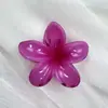 Grampo de Cabelo Flor Plumeria de Fornecimento Transfronteiriço, Cor Degradê, Acessório de Cabelo da Moda para Feriados Femininos, Venda Quente, para Penteados Updo, Presilha Jacaré