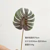 Estilo Ins Nórdico Folha de Tartaruga Simulação alta qualidade Toque de Mão Planta Verde Folhas Decorativas Sala de Estar Criativo DIY Arranjo de Flores com Folhas