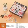 Tijeras de oficina al por mayor en stock, tijeras para cortar papel DIY para estudiantes, tijeras de acero inoxidable para cocina doméstica, tijeras para manualidades infantiles