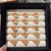 Da Vinci Pure Wants Peach Novo estilo chinês sul vermelho ágata s925 prata esterlina com anel branco banhado a ouro ajustável