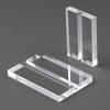 Base de Acrílico Transparente con Ranura para Tarjetas Mesa de Comedor Mesa de Boda Mesa para Exhibir Tarjetas Transparente Soporte para Exhibir Tarjetas y Notas Tarjetero
