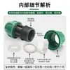 Conector Rápido para Tubo de PE Chapéu Verde Upgrade Sem Termofusão Acessórios para Tubo de Água de Irrigação Conjunto Completo Válvula de Derivação Interruptor