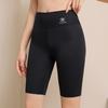 Pantalones Cortos de Seda de Hielo Ruiya de Cinco Puntos Tiburón para Mujer, Control de Barriga y Levantamiento de Glúteos de Verano, Leggings Cortos Barbie de Talla Grande para Ciclismo y Yoga