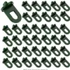Hebilla de anillo fijo transfronteriza 50 Piezas accesorios para invernadero hebilla de anillo fijo para jardín