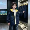 Ropa para niños, ropa de abrigo de otoño para niños, nueva colección otoño/primavera 2026, para niños mayores, estilo ropa de trabajo, chaqueta de otoño elegante para niños