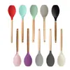 Conjunto de 12 Peças de Espátula e Colher de Silicone Panela Antiaderente Espátula de Silicone Resistente a Altas Temperaturas Silicone de Grau Alimentício Conjunto de Utensílios de Cozinha Atacado