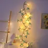 Nueva Luz de Rama de Flor de Cerezo LED Luz de Ratán para Interiores Luz Decorativa Ambiental USB Luz con Forma de Rama de Árbol Simulada Flexible