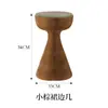 Mesa Lateral de Sofá de Luxo Leve para Sala de Estar Mesa de Centro Pequena Superfície de Vidro Mesa de Arte Criativa Mini Estante de Armazenamento de Cabeceira