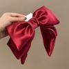 Alto Craneal Superior Tres Capas Tres Capas Negro Lazo Grande Accesorios para el Cabello Escape Horquilla de Princesa para Mujer Parte Superior de la Cabeza Tocado para Mujer