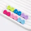 Dulce Linda Chica Corazón Lazo Nudo DIY Cuentas de Agujero Recto Llavero Cadena de Teléfono Collar Accesorios para Bolsos Venta al por Mayor